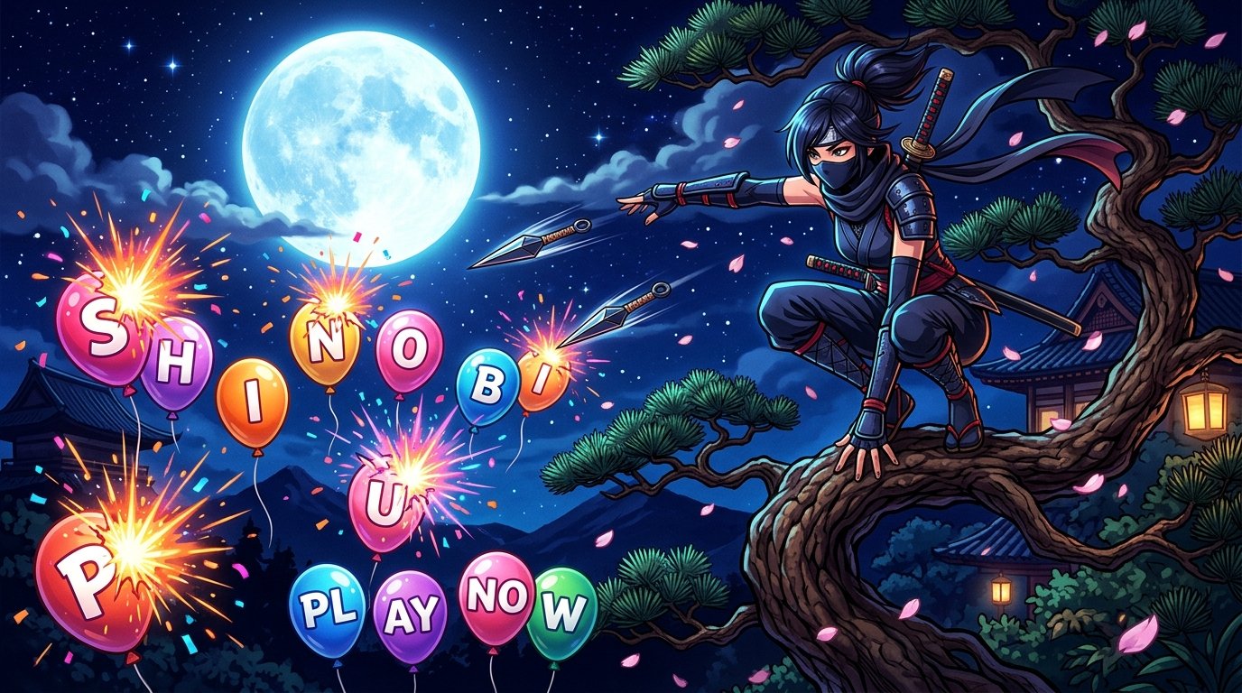 Keyboard Ninja Typing Game Shinobi Banner